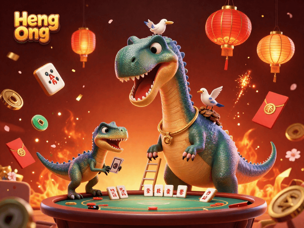 Experience Heng Ong Bet with vivid casino-themed art featuring epic gaming characters and elements.
