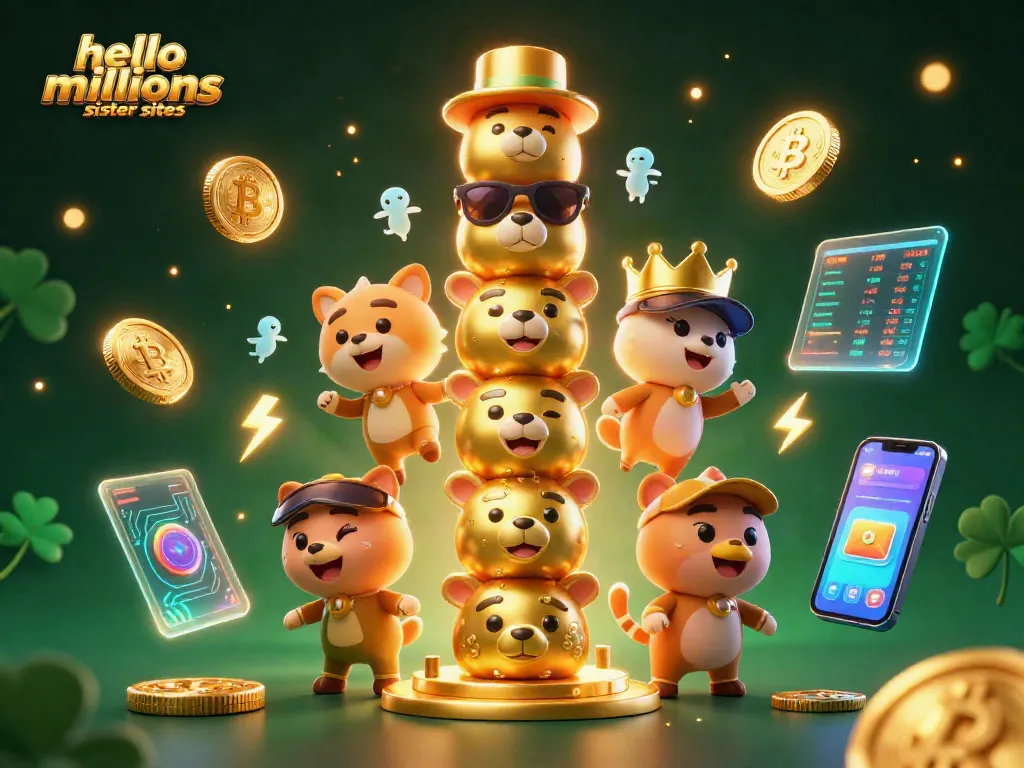 Experience the thrill of gaming at hello millions sister sites with this vibrant casino scene.