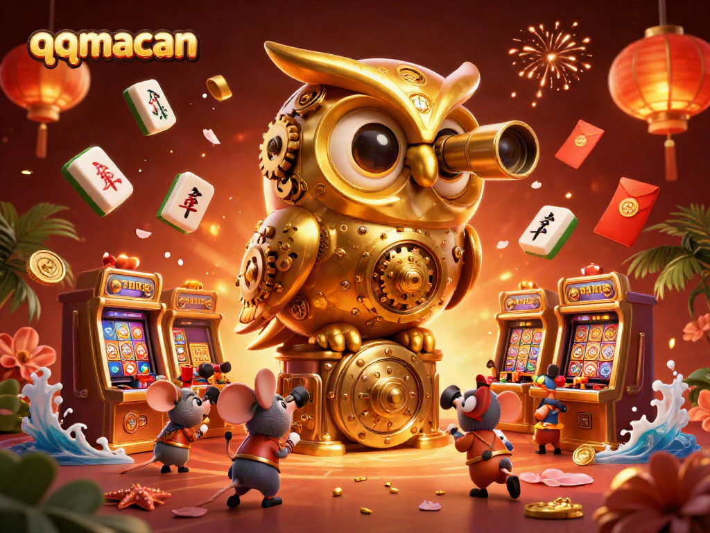 Experience excitement and win with qqmacan in a vibrant fantasy casino setting.