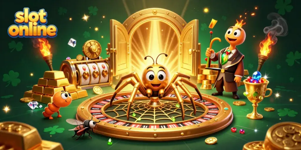 Experience an immersive slot online adventure with vibrant elements and dynamic characters.