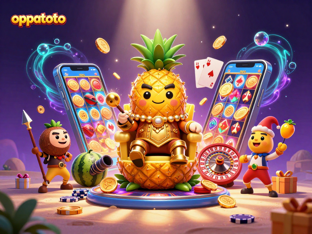 Explore winning jackpots with oppatoto's vibrant 3D casino characters and dynamic game elements.