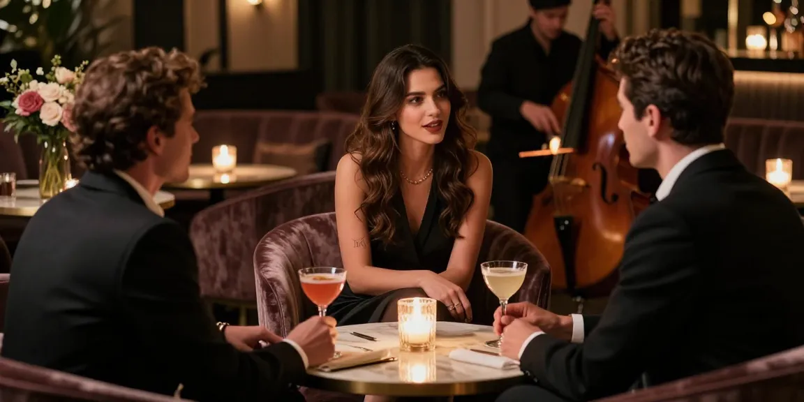 Gurgoan escorts enjoying a sophisticated evening in an upscale lounge, highlighting elegance and charm.