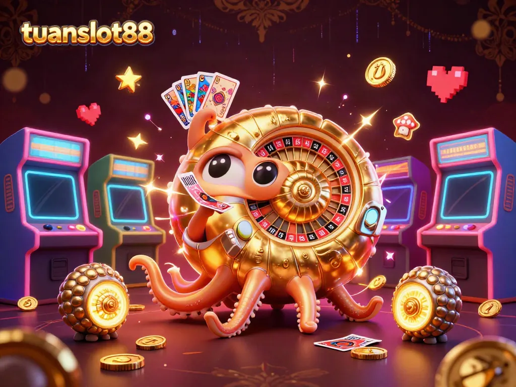 Mainkan slot hoki di tuanslot88 dengan nautilus antik dan permainan arcade 3D.