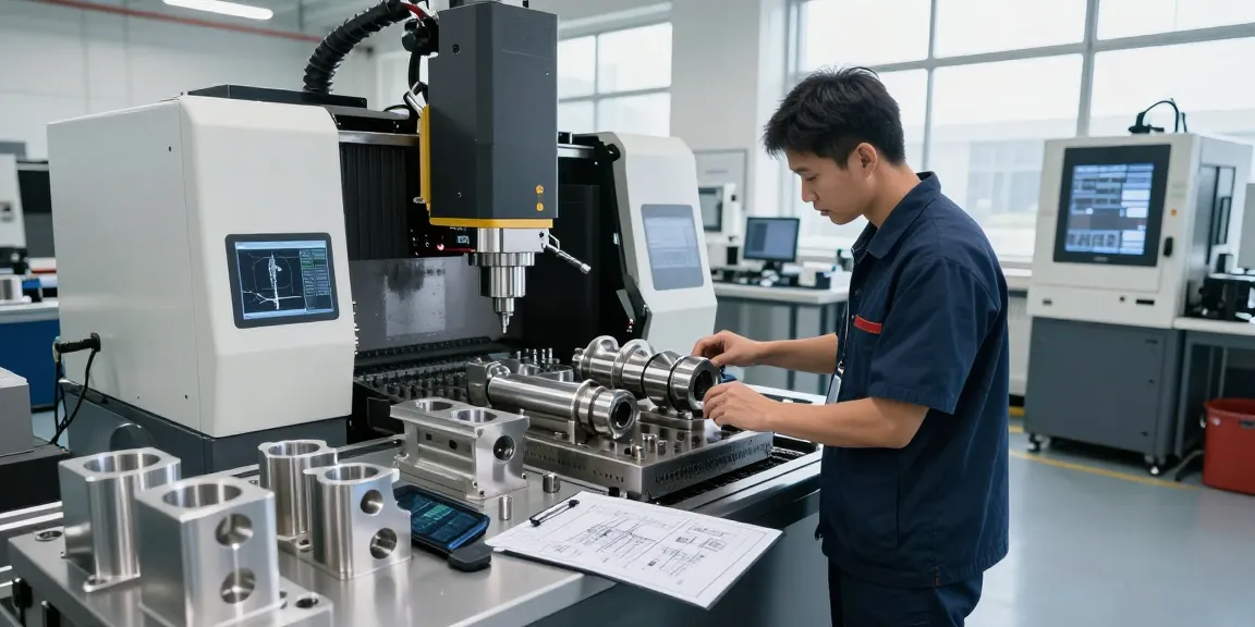 Leading aerospace CNC parts manufacturers showcasing precision machining in a modern workshop.