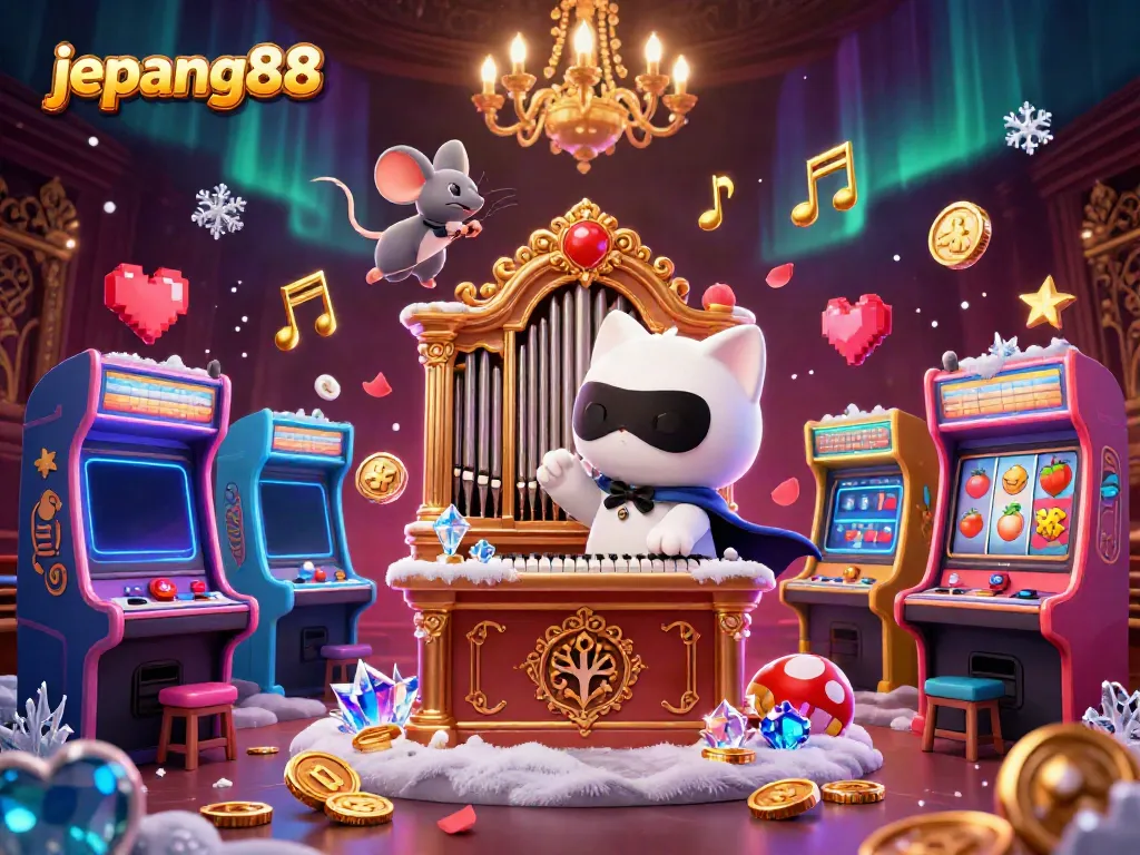 Experience exciting gaming action with jepang88, featuring vibrant characters and engaging casino elements.